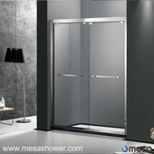 کابین دوش فولاد ضد زنگ با درب کشویی