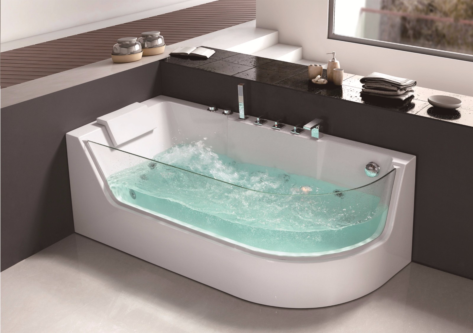 C-402 C-403 (C-3132) (C-3133) (R) Corner Jetted Whirlpool Massage Acrylic Glass Modern Simple Design Bathtub Tub with Cheap Price.jpg