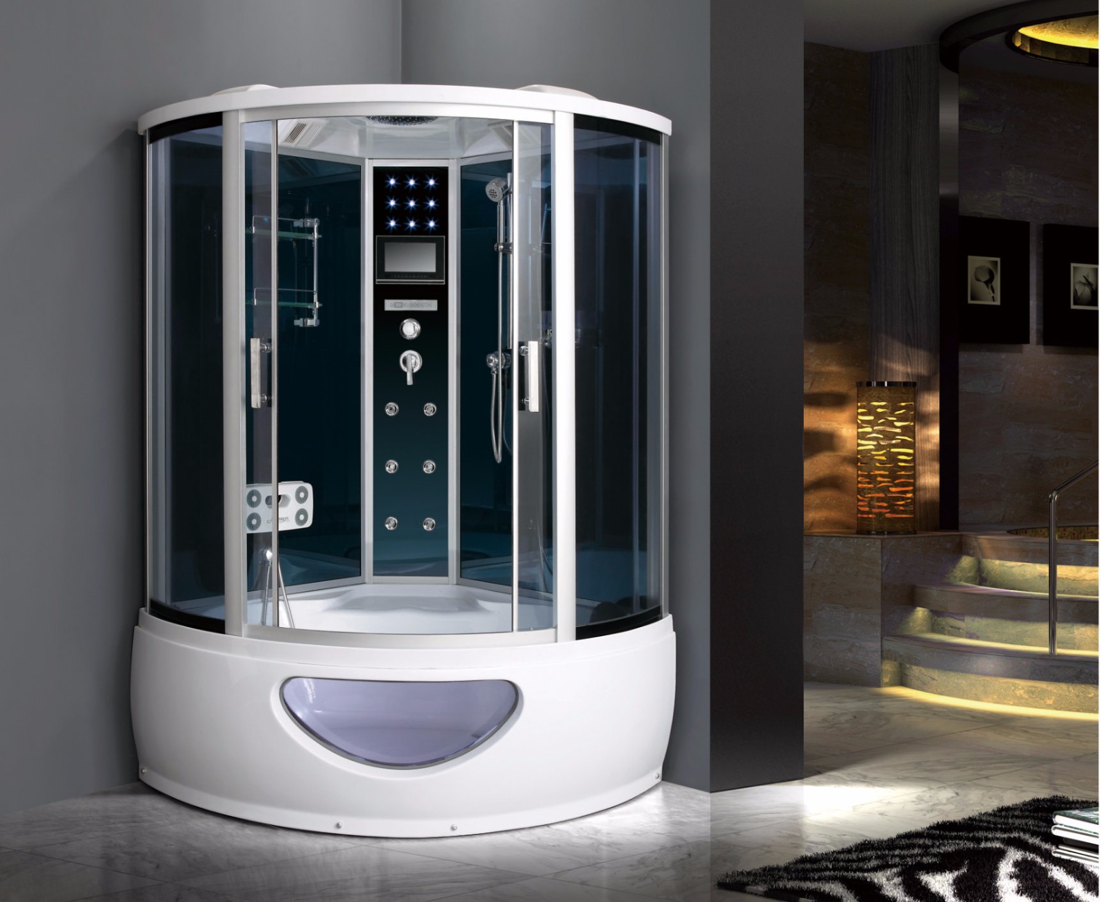 MER-1300B Corner Sector Modern Design Whirlpool Shower Enclosure for Sale.jpg