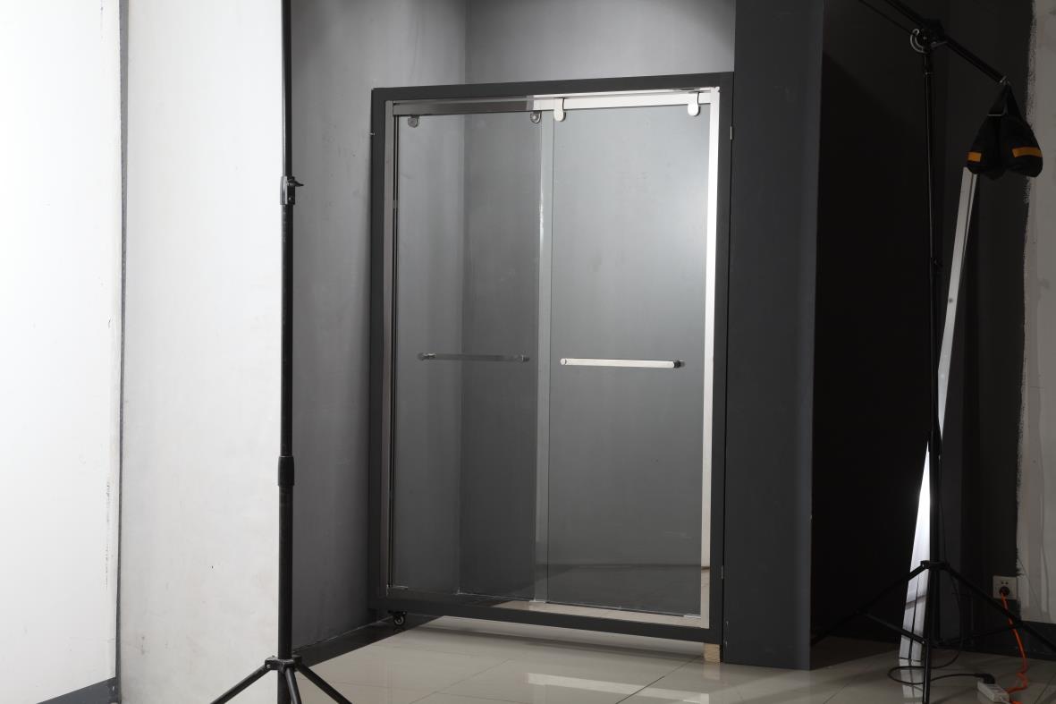 BXG-82 Stainless Steel Swing Hot New Design Sliding Shower Door.JPG