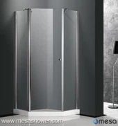 گوشه الماس فریم لبه شفاف محور چرخش محدوده حمام دوش حمام