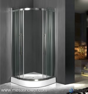 قاب براق بالا گوشه ای جدید طراحی کشویی محوطه دوش با قیمت ارزان