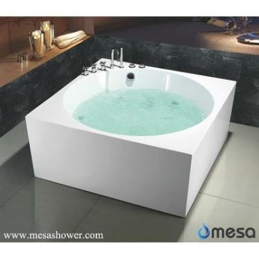 2017 طراحی جدید محصول Corner نصب حمام آکریلیک Whirlpool Hydro ماساژ با 10 سال گارانتی