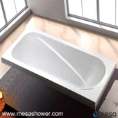 طراحی ساده چیلر Drainer White مستطیل آکریلیک قطره ای در حمام بخار