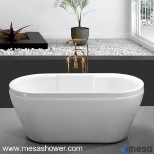 کابینت حمام آکرولیک کروم لهستانی کروی برای حمام کردن یک فرد