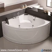 گوشه بخش اکریلیک فایبر گلاس وان حمام جت ماساژ حمام وان حمام حمام با قیمت ارزان برای فروش