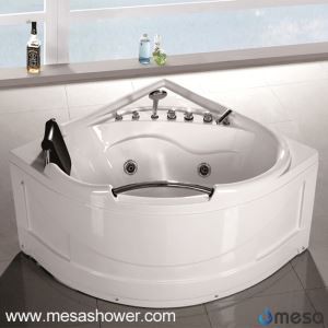 بخش گوشه لوکس مدرن طراحی ساده وان حمام آکرولیک فایبر گلاس اکریلیک برای فروش با قیمت ارزان