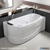 2017 مدل جدید مدرن سبک گوشه ای استاندارد قیمت ارزان گرداب بزرگ ABS حمام وان حمام اندازه