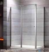 مستطیلی Pivot شفاف فریم لاین چین داغ فروش دوش محفظه برای تحویل سریع