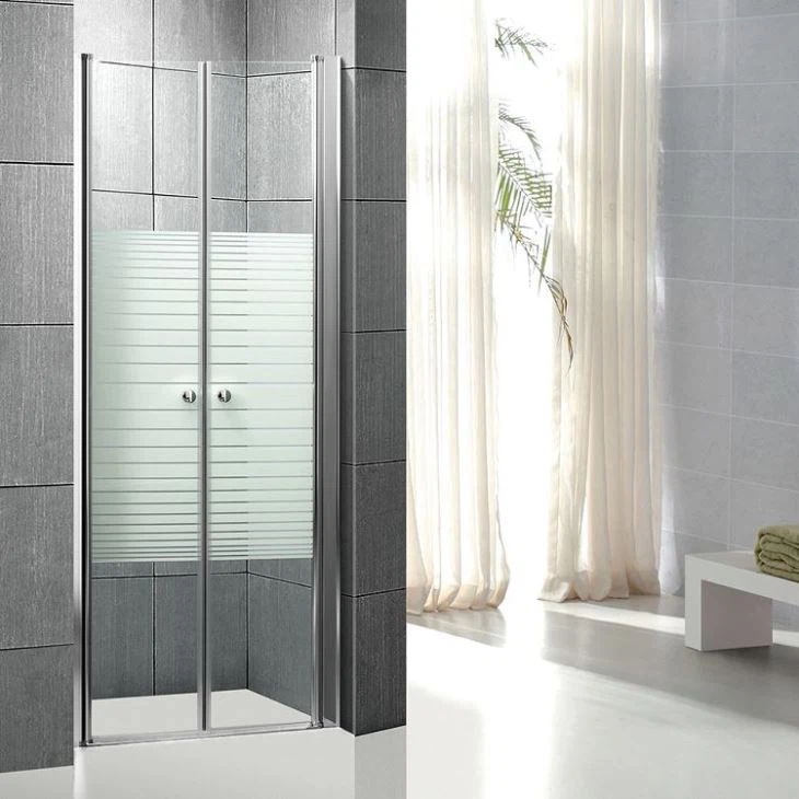 حمام فریملس مربع شکل محفظه دوش با درب محوری