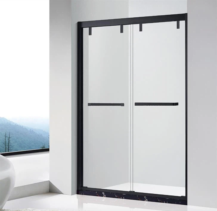 ساتین سیاه قاب دوش درب